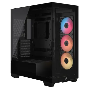 Kasë Midi CORSAIR 3500X RSR ARGB (Tempered Glass) – Zezë