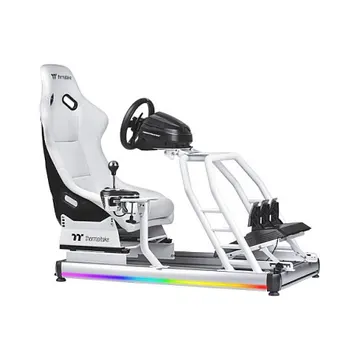 Karrige Gaming Thermaltake GR500 Snow Racing Simulator Cockpit - Bardhë