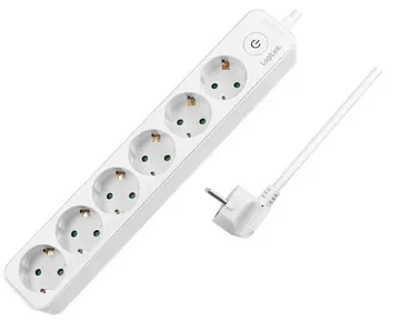 KABELL VAZHDUESE LOGILINK LPS247 6-WAY 1.5M WHITE