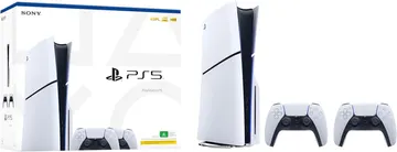 PLAYSTATION 5 CONSOLE D CHASSIS + 2x DS CONTROLLER WHITE