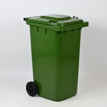 Kosh Plastik Jeshil 240L për Ambient të Jashtëm