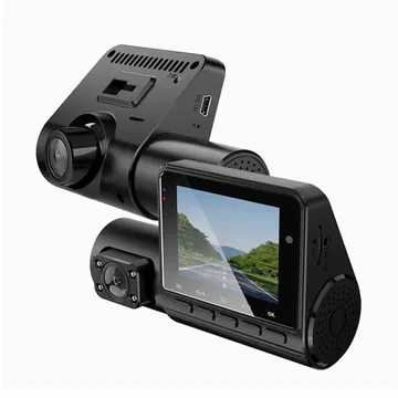 Kamerë sigurie për veturë A-83 me dy lente Full HD 1080P +32GB SD Card
