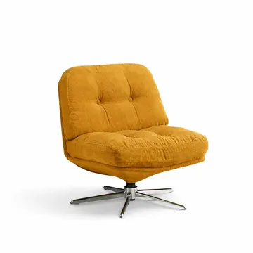 Karrige lounge elegante me kadife me shirita – 4 ngjyra (47×44×84 cm)