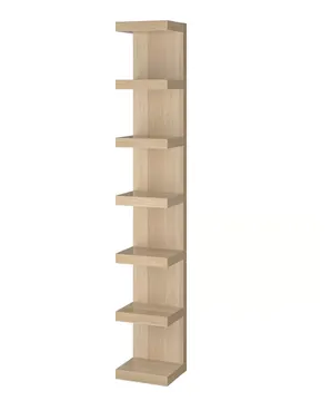 IKEA LACK Raft muri 30x190, kafe