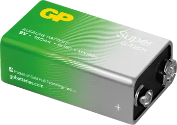 Bateri Super Alkaline 9V 1/1 GPPVA9VAS780