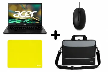 Laptop ACER Aspire A315 15.6" FHD Ryzen 7 5700U 16GB RAM 512GB+Maus Hp+Mauspad Trust+Çante