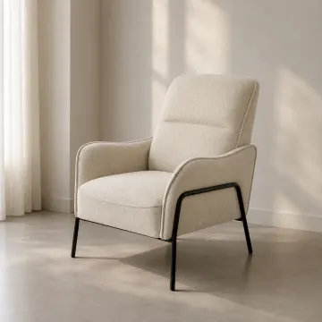 Fotele 2711, Fabb Lumos-25, bezhe