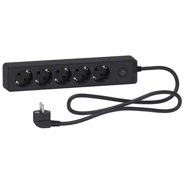 ZGJATUES SCHNEIDER 5PRIZA+CELES 1.5M ZI