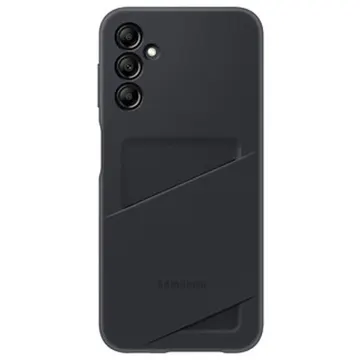 COVER SAMSUNG A14 Black me mbajtese karte