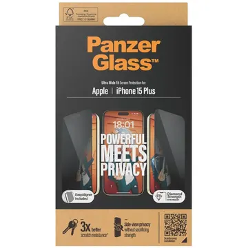 Xham PanzerGlass iPhone 15+ Privacy