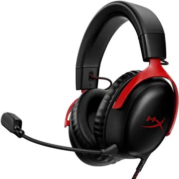 KUFJE GAMING HYPERX CLOUD III (BLACK-RED)