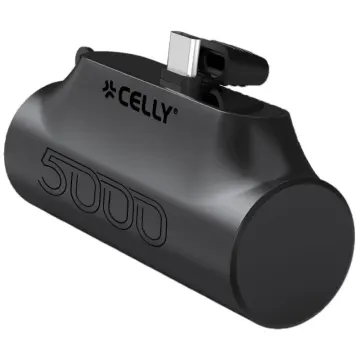 POWERBANK CELLY 5000 MAH 10W BLACK