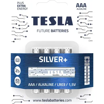 BATERI TESLA AAA SILVER+ *4