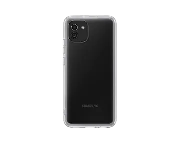 COVER SOFT CLEAR SAMSUNG A03 EF-QA036 BLACK