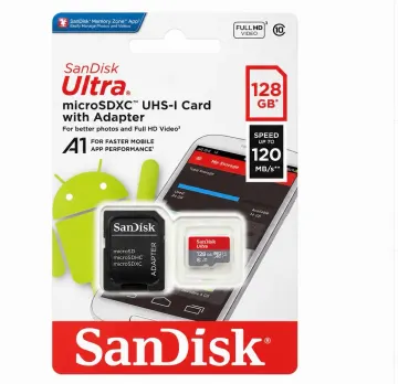MEMORY CARD 128GB SANDISK ULTRA MICRO SDXC 120 Mbps